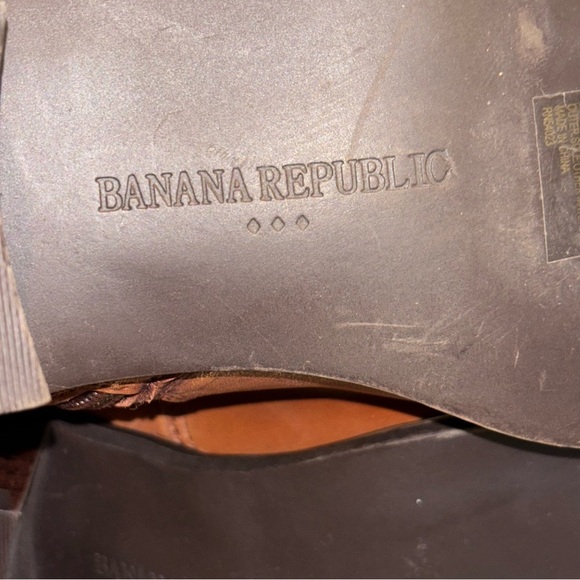 🔥SALE Banana Republic Rich Brown Leather Tall Shaft Boots 6 - Picture 7 of 10